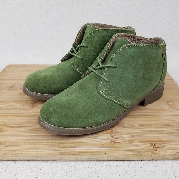 Eddie Bauer Women's 6 Valerie Olive Green Booties - Picture 2 of 8